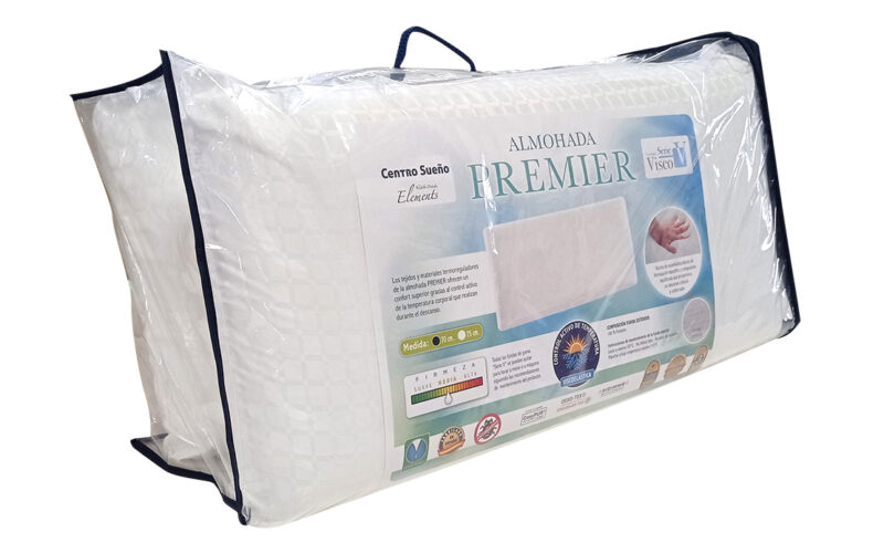 2 Almohadas Visco PREMIER de 70 cm Control Temperatura - Imagen 2
