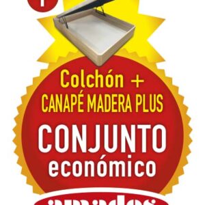 Colchón Tempo + Canapé Madera Plus - CONJUNTO AMADES