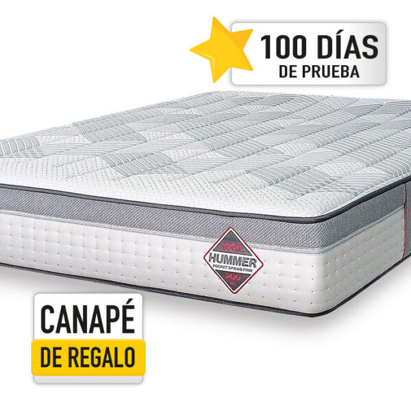 Colchón Hummer + CANAPÉ DE REGALO